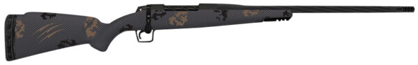 Fierce Firearms TWROG270WIN22BT Twisted Rogue 270 Win 22" Armour Lube Black Steel Threaded Barrel, Drilled & Tapped Steel Receiver, LR Negative Comb Trophy Camo Carbon Fiber Stock — view 1