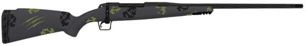 Fierce Firearms TWROG300WIN20BF Twisted Rogue 300 Win 20" Armour Lube Black Fluted Threaded Barrel, Drilled & Tapped Steel Receiver, LR Negative Comb Forest Camo Carbon Fiber Stock — view 1
