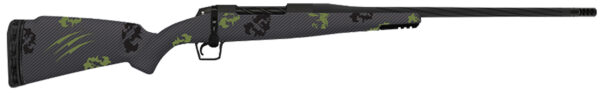 Fierce Firearms TWROG300WIN24BF Twisted Rogue 300 Win 24" Armour Lube Black Steel Threaded Barrel, Drilled & Tapped Steel Receiver, LR Negative Comb Forest Camo Carbon Fiber Stock — view 1