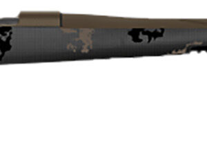 Fierce Firearms TWTROG300PRC20BT Twisted TI Rogue 300 PRC 20" Black Cerakote Steel Threaded Barrel, Black Cerakote Drilled & Tapped Titanium Receiver, LR Negative Comb Trophy Camo Carbon Fiber Stock