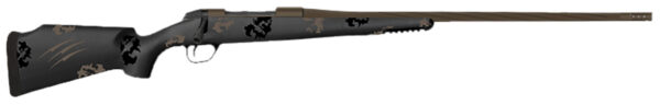 Fierce Firearms TWTROG7PRC22BT Twisted TI Rogue 7mm PRC 22" Black Cerakote Steel Threaded Barrel, Black Cerakote Drilled & Tapped Titanium Receiver, LR Negative Comb Trophy Camo Carbon Fiber Stock — view 1