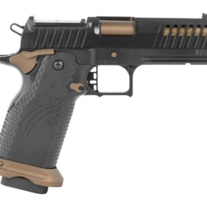 Fierce Firearms FGZ-9-C-BBZ Grizz Commander 9mm Luger 19+1 4.25" Black Bull Barrel, Steel Optic Ready/Serrated Slide, Burnt Bronze Cerakote w/Black Controls Steel Frame w/Accessory Rail, RMR Footprint