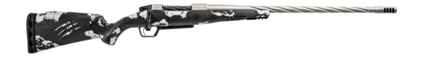 Fierce Firearms ROGSSX65PRC20TP Twisted Rogue XP 6.5 PRC 3+1 20" Tungsten Cerakote Spiral Fluted Threaded Stainless Steel Barrel, Drilled & Tapped Receiver, BiPod Rail Forend, Phantom Camo LR Negative — view 1