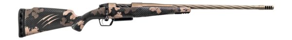 Fierce Firearms ROGSSX7PRC22BRS Twisted Rogue XP 7mm PRC 3+1 22" Smoked Bronze Cerakote Spiral Fluted Threaded Stainless Steel Barrel, Drilled & Tapped Receiver, BiPod Rail Forend, Sonora Ambush Camo — view 1
