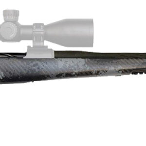 Fierce Firearms FRG65PRC24BU Twisted Rage  Full Size 6.5 PRC 3+1 24" Black Cerakote Fluted Threaded Barrel, Black Cerakote Steel Receiver, Urban Camo C3 Carbon Rage w/Pic Rail Carbon Fiber Stock