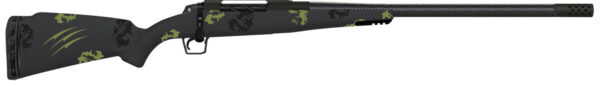 Fierce Firearms TROG300WIN24BF CT Rogue  300 Win Mag 3+1 24" Carbon Fiber Barrel, Black Cerakote Titanium Rec, Forest Camo Rogue Stock — view 1