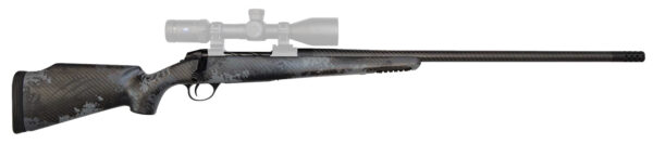 Fierce Firearms LRCTR300WINBBOV4 CT Rival LR 300 Win Mag 3+1 24" Carbon Fiber C3 Carbon Fiber Barrel Black Cerakote Titanium Blackout Camo Fixed Fierce Tech C3 Stock Right Hand — view 1