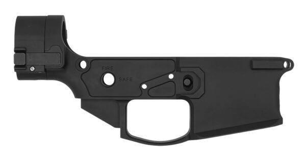 Shield Arms SA-15-SLU SA-15 Stripped Lower Receiver Multi Aluminum Black Anodized for AR-15 Folding — view 1