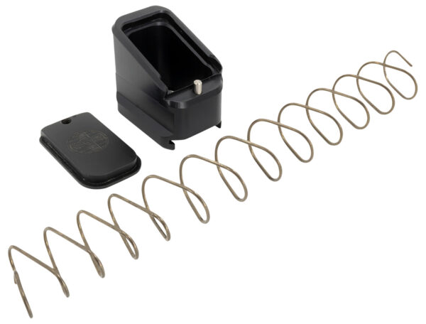 Shield Arms CZP10CME5BLK Magazine Extension  for CZ P10-C/P07, 5rd (9mm), 4rd (40S&W), Black Aluminum — view 1
