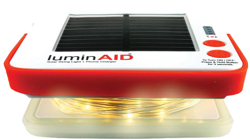 ARB LUMINAID SOLAR STRING - WHITE LIGHT WITH PHONE CHARGER — view 1