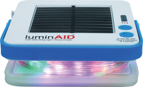 ARB LUMINAID SOLAR STRING - COLOR LIGHT WITH PHONE CHARGER — view 1