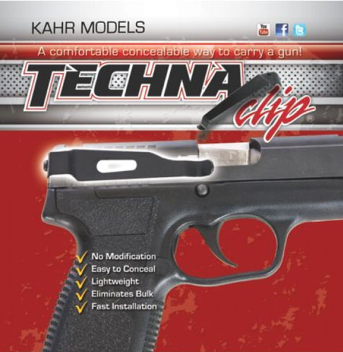 TECHNA CLIP HANDGUN RETENTION - CLIP KAHR RIGHT SIDE — view 1