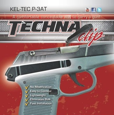 TECHNA CLIP HANDGUN RETENTION - CLIP KEL-TECH P3AT RIGHT SIDE — view 1