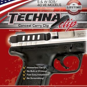 TECHNA CLIP HANDGUN RETENTION - CLIP S&W SDVE 9/40 RH/LH — view 4
