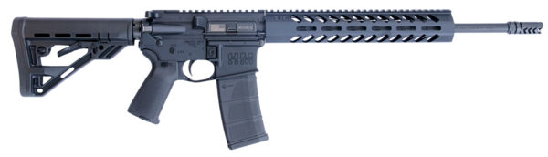 HM Defense HM15FMB556 Defender M5  5.56x45mm NATO Caliber with 16" Barrel, 30+1 Capacity, Black Hard Coat Anodized Metal Finish, Black Mil-Spec HM Stock & Enhanced Polymer Grip Right Hand — view 1