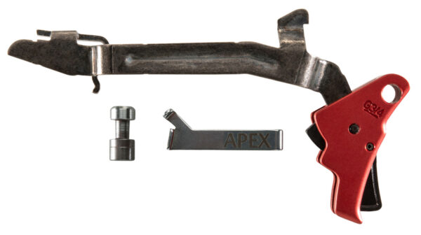 Apex Tactical 102155 Action Enhancement  Red Drop-In Trigger Compatible w/Glock Gen3-4 17/17L/19/22-27/31-35 — view 1