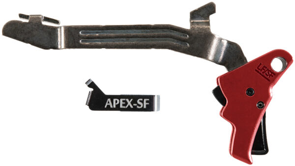 Apex Tactical 102157 Action Enhancement  Black/Red Drop-In Trigger Compatible w/ Glock 43/43X/48 Right Hand — view 1