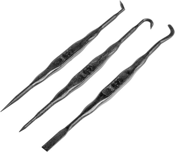 Breakthrough Clean BTFRPP-3PK Double Ended Fiber Picks Black Firearm Universal Cleaning Carbon Build-up from Grooved Areas 3 Pack — view 1