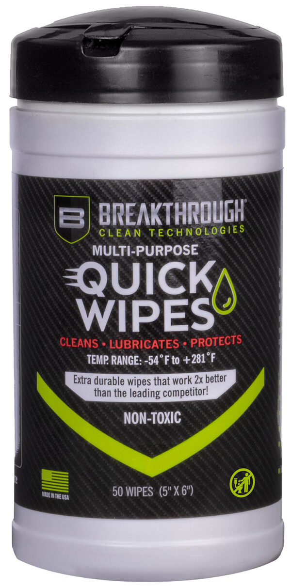 Breakthrough Clean BTCLPQW50 Quick Wipes  5" x 6"  50 Count — view 1