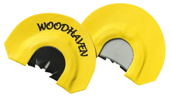 Woodhaven WH103 Black Reactor  Diaphragm Call Triple Reed Attracts Turkeys Yellow — view 1