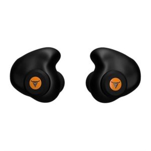 CUSTOM MOLDED PERCUSSIVE SHOOTING EARPLUG,  BLACK