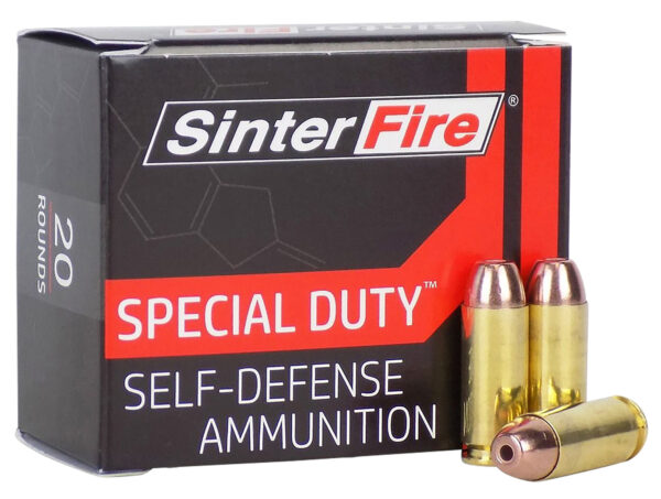 SinterFire Inc SF10125SD Special Duty (SD)  10mmAuto 125gr Lead Free Frangible Hollow Point 20 Per Box/10 Case — view 1