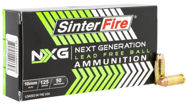 SinterFire Inc SF10125NXG Next Generation (NXG)  10mmAuto 125gr Lead Free Ball 50 Per Box/20 Case — view 1