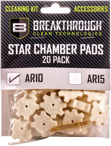 BREAKTHROUGH AR-10 STAR - CHAMBER PAD 20 PK W/ 8-32 ADTR — view 1
