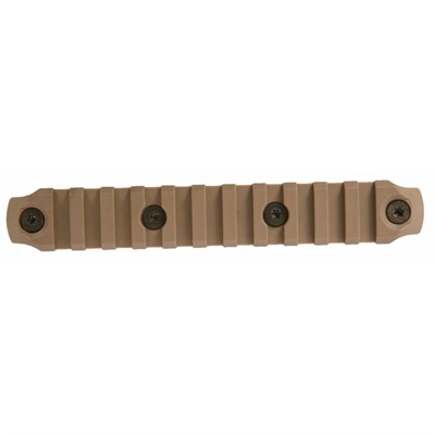 KEYMOD PICATINNY NYLON RAIL SECTION 5.5 INCH FDE — view 1