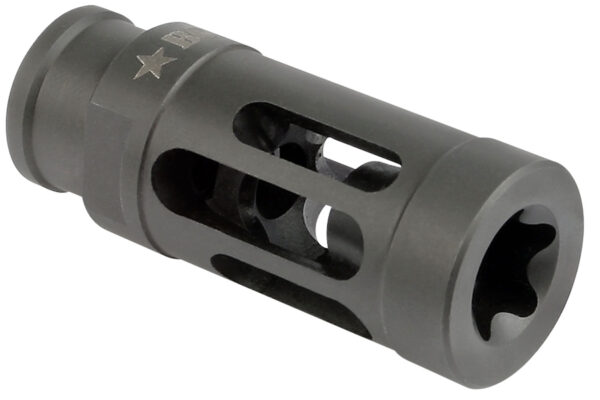 BCM GFCMOD1762 BCMGunfighter Compensator Mod 1 Black Stainless Steel with 5/8"-24 tpi Threads for 7.62mm, 300 Blackout AR-Platform — view 1