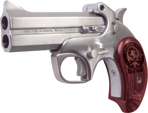 BOND ARMS SNAKESLAYER IV 357 - 4.25" FS STAINLESS WOOD — view 1
