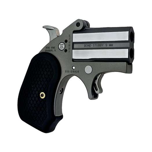 BOND ARMS STUBBY HGD 9MM 2.2IN BBL SS FRAME RS FINISH B6 EXT GRIPS — view 1
