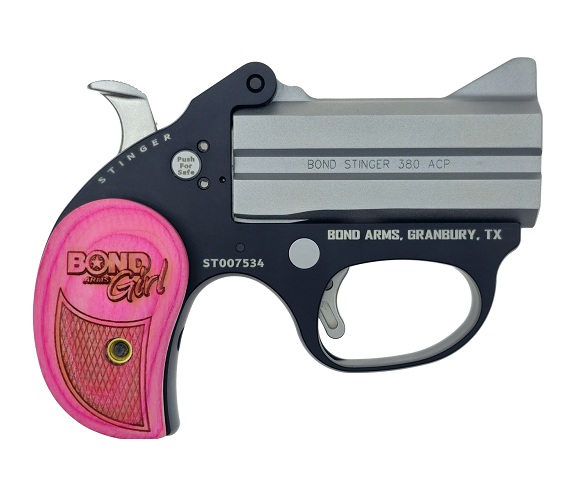 BOND ARMS STINGER GIRL 380ACP SS 3" FS # — view 1