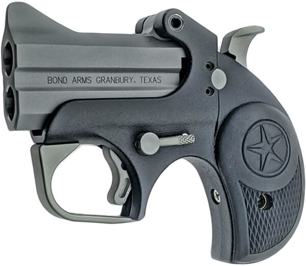 Bond Arms BABU Backup Original 9mm Luger 2rd Shot 2.50" Bead Blasted/Anti-Glare Textured Black Rubber Grips — view 1