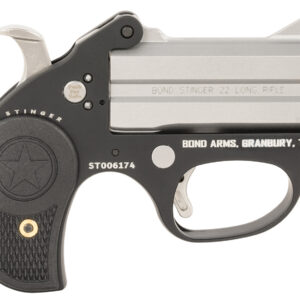 Bond Arms BASL Stinger  22 LR 2 3" Matte Double Anodized Stainless Steel Barrel, Anodized Aluminum Frame, Black Rubber Grip