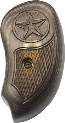 BOND ARMS GRIP EXTENDED ASH - LAM. BLACK/GREY W/LASER STAR — view 1