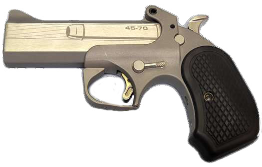 BOND ARMS CYCLOPS HGS 45-70 4.25 IN SINGLE SHOT ROUGH SS FRAME TRIGGER GUARD W/ B6 EXTEND GRIPS — view 1