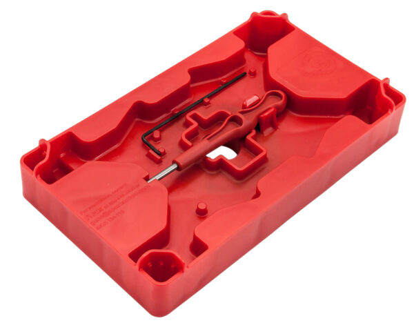 Apex Tactical 104110 Armorer's Tray & Pin Punch  Red Polymer Pistol — view 1