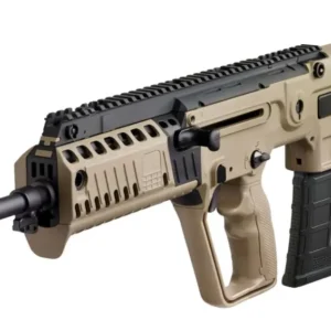 IWI RIA 5.56MM 18.5" BBL TAVOR X95 XFD18 FLAT TOP W/RAIL FLIP-UP SITES 30RD MAG FDE