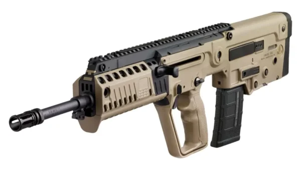 IWI RIA 5.56MM 18.5" BBL TAVOR X95 XFD18 FLAT TOP W/RAIL FLIP-UP SITES 30RD MAG FDE — view 1
