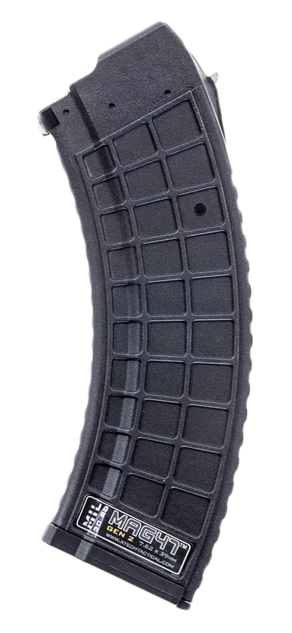 Xtech Tacitcal XTT135BLKELITE  Elite 30rd 7.62X39 Fits AK-47 Black Stainless Steel — view 1