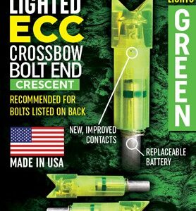 LUMENOK LIGHTED NOCK XBOW GRN - CRESCENT EASTON CARBON 3PK — view 2