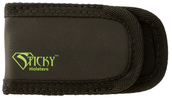 Sticky Holsters SMP Super Mag Pouch IWB Black/Green Latex Free Rubber Pocket — view 1