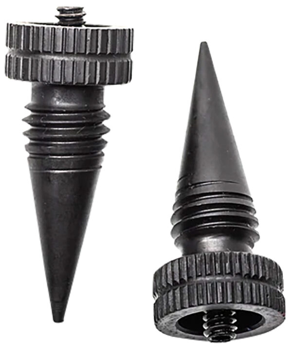 Accu-Tac LRS0200 LR-10 Set Black Oxide Aluminum with Screw On Design for Accu-Tac Bipod — view 1