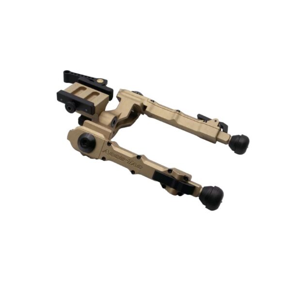 ACCU-TAC BIPOD WIDE BODY RIFLE - 7.5" MAX HEIGHT ARCA TAN — view 1