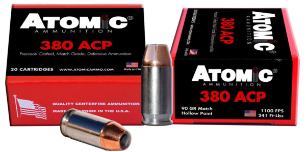 Atomic Ammunition 00453 Pistol Precision Craft 380ACP 90gr Hollow Point 20 Per Box/10 Case — view 1
