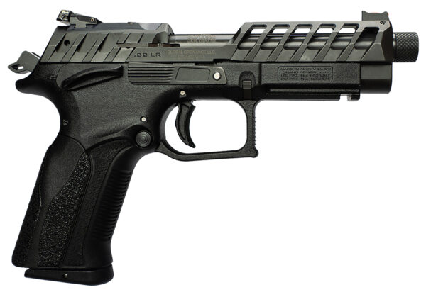 Grand Power 8588005808682 K22 X-Trim Mk23 22 LR 10+1 4.25" Black Barrel, Black Optic Cut/Serrated Slide, Black Steel Frame w/Beavertail, Interchangeable Backstrap Grip — view 1
