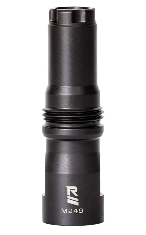 Rugged Suppressor MD001 M249 Muzzle Device Black with 9/16x24 LH Threads & Dual Taper Locking System for Surge762, Razor762 & Micro30 Suppressors — view 1