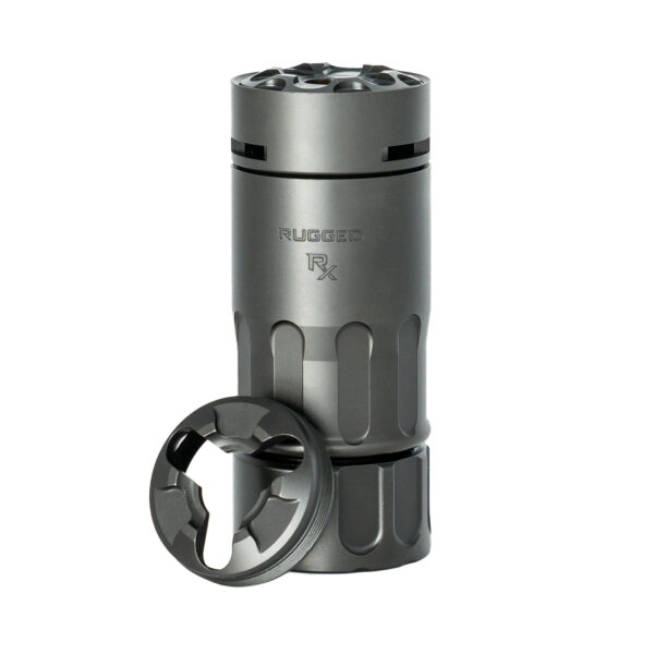RUGGED SUPPRESSORS RX BLAST DIVERTER/BRAKE BLACK — view 1