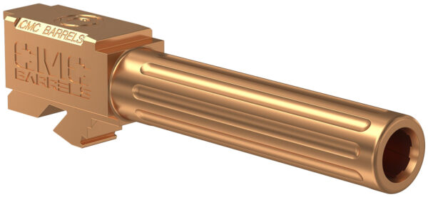 CMC Triggers 75524 Match Precision  9mm Luger 4.01" Fluted/Match Grade Bronze DLC Stainless Steel, Compatible w/ Glock 19 Gen3-4 — view 1